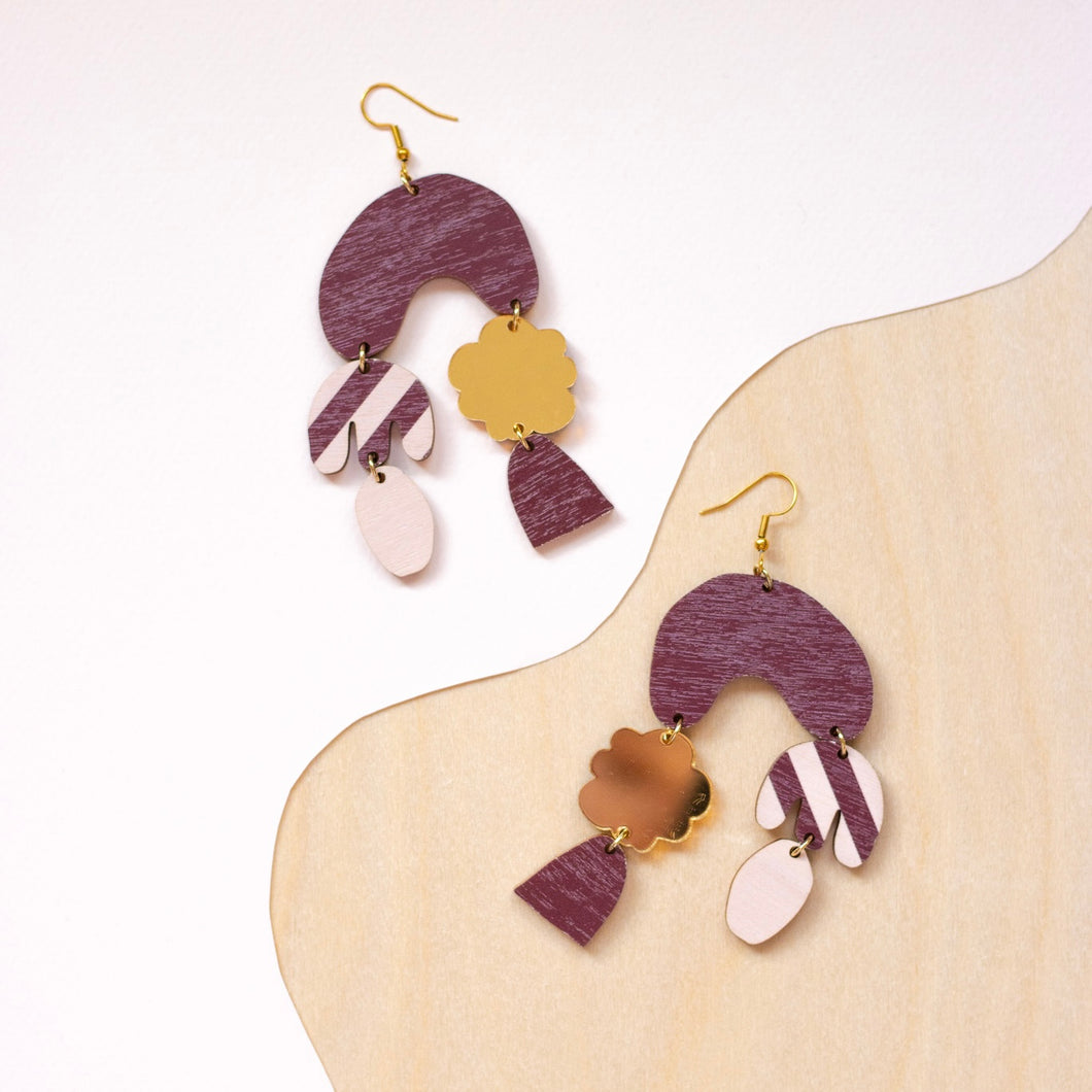 SO-PI-VA 271 - burgundi/hattara/kultapeili (kulta)