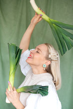 RAUHA - vihreä/helmi