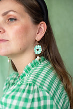 TYYNE - vihreä/helmi