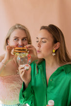 OOH LA LA KORVIKSET - neon/helmi