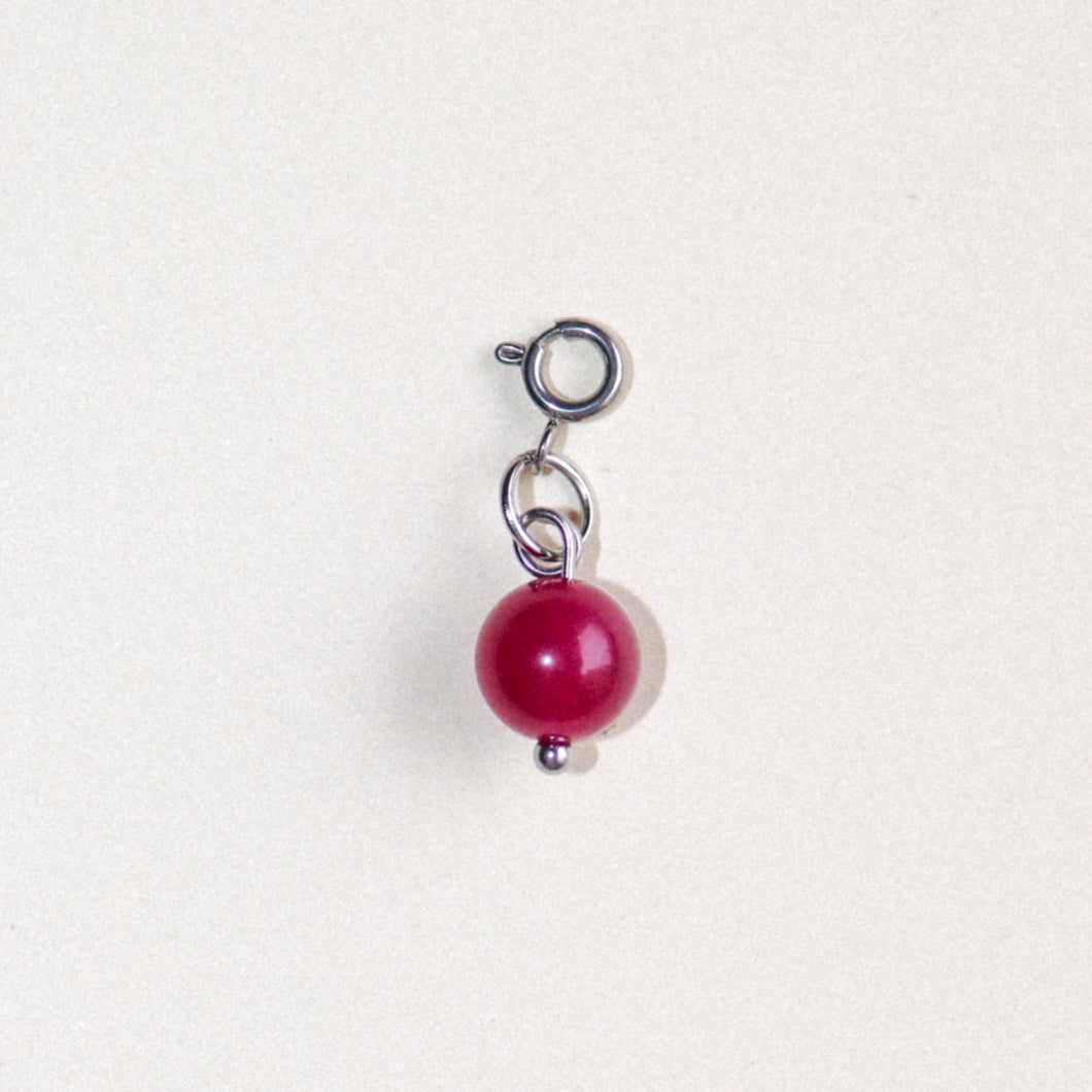 MON BAR - berry charm (silver)