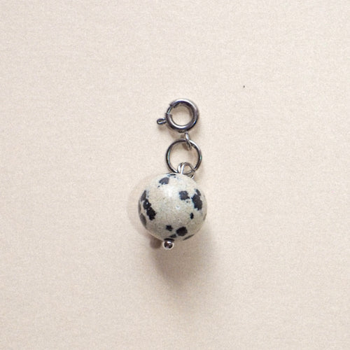 MON BAR - stracciatella charm (silver)
