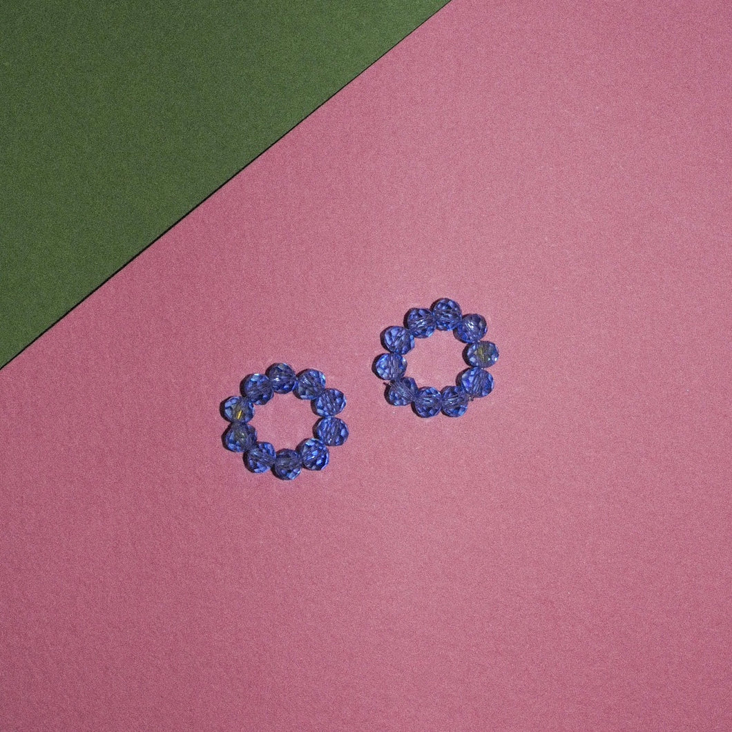 MON STUDIO - mini light blue (pelkät helmirenkaat)