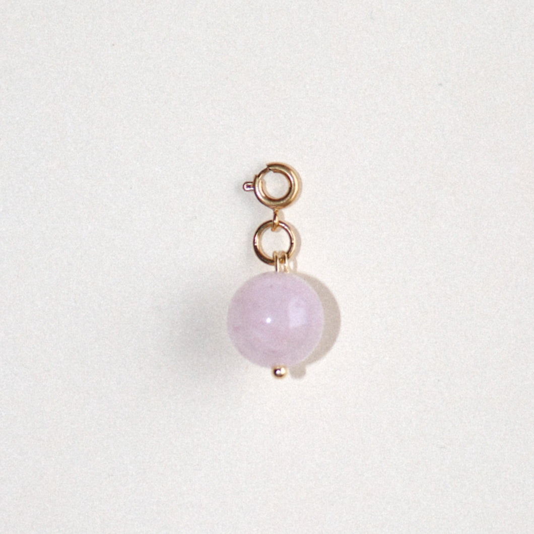 MON BAR - big rose charm (gold)