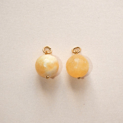 MON BAR - big mango beads (gold)