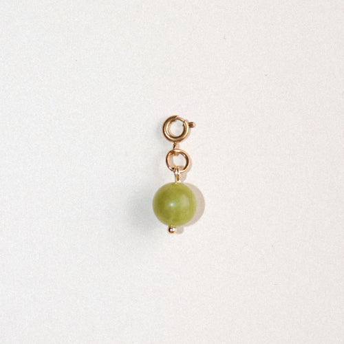MON BAR - green charm (gold)