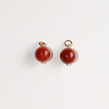 MON BAR - red/brown beads (gold)