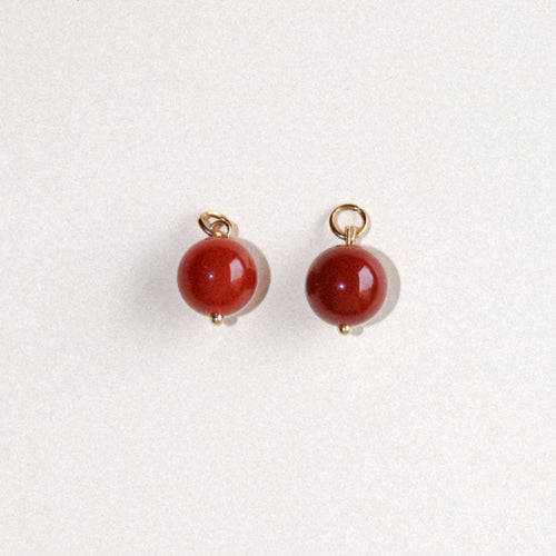 MON BAR - red/brown beads (gold)
