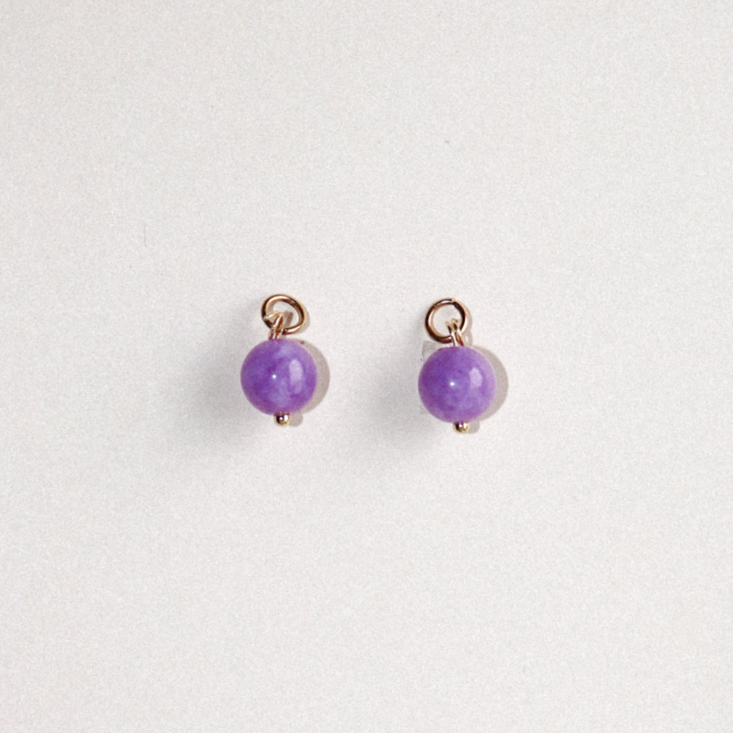 MON BAR - lilac beads (gold)