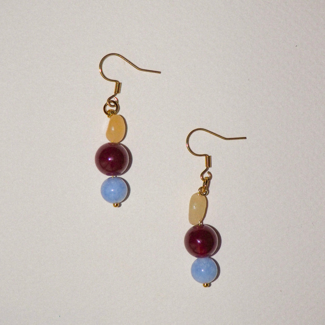 MON STUDIO THREE SCOOPS - butter yellow/red/baby blue (kulta)