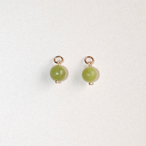 MON BAR - green beads (gold)