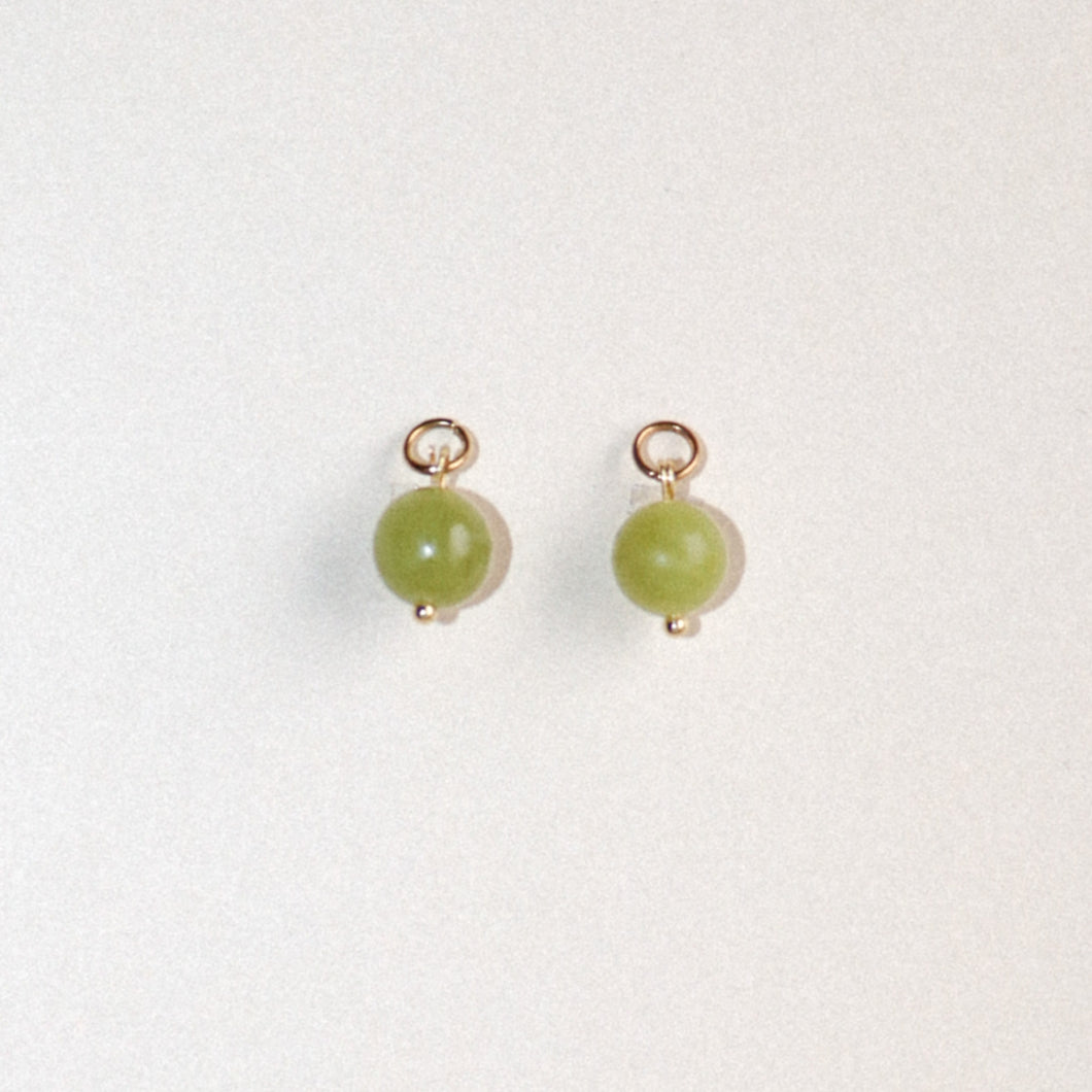 MON BAR - green beads (gold)