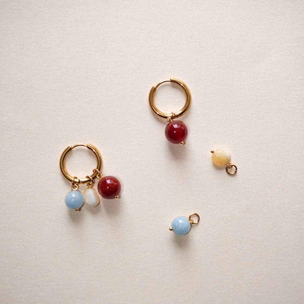 MON STUDIO 3-IN-1 butter yellow/baby blue/red/brown (kulta)