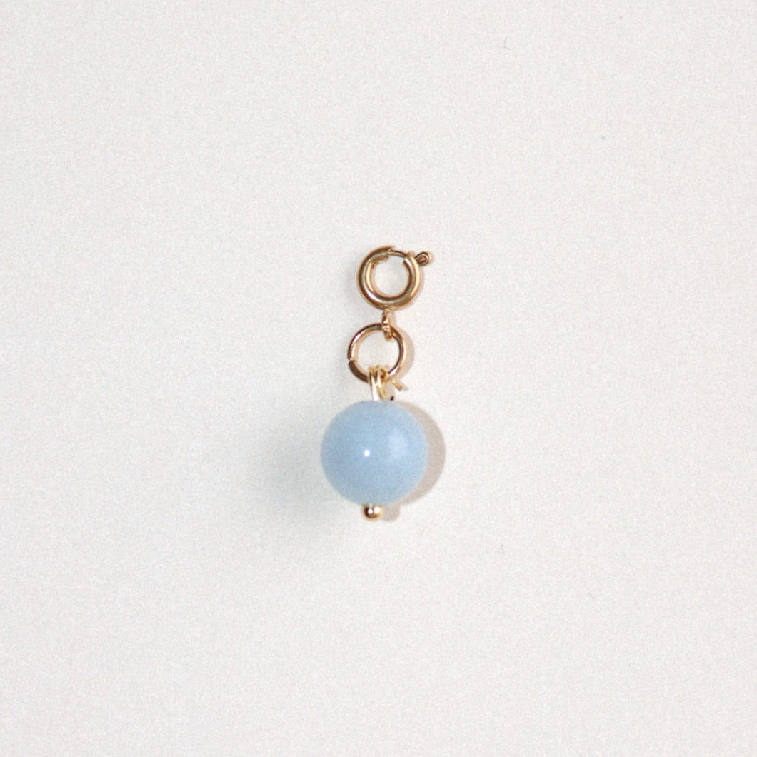 MON BAR - baby blue charm (gold)