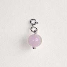 MON BAR - big rose charm (silver)
