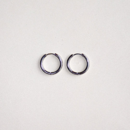 MON BAR - hoops 19mm (silver)