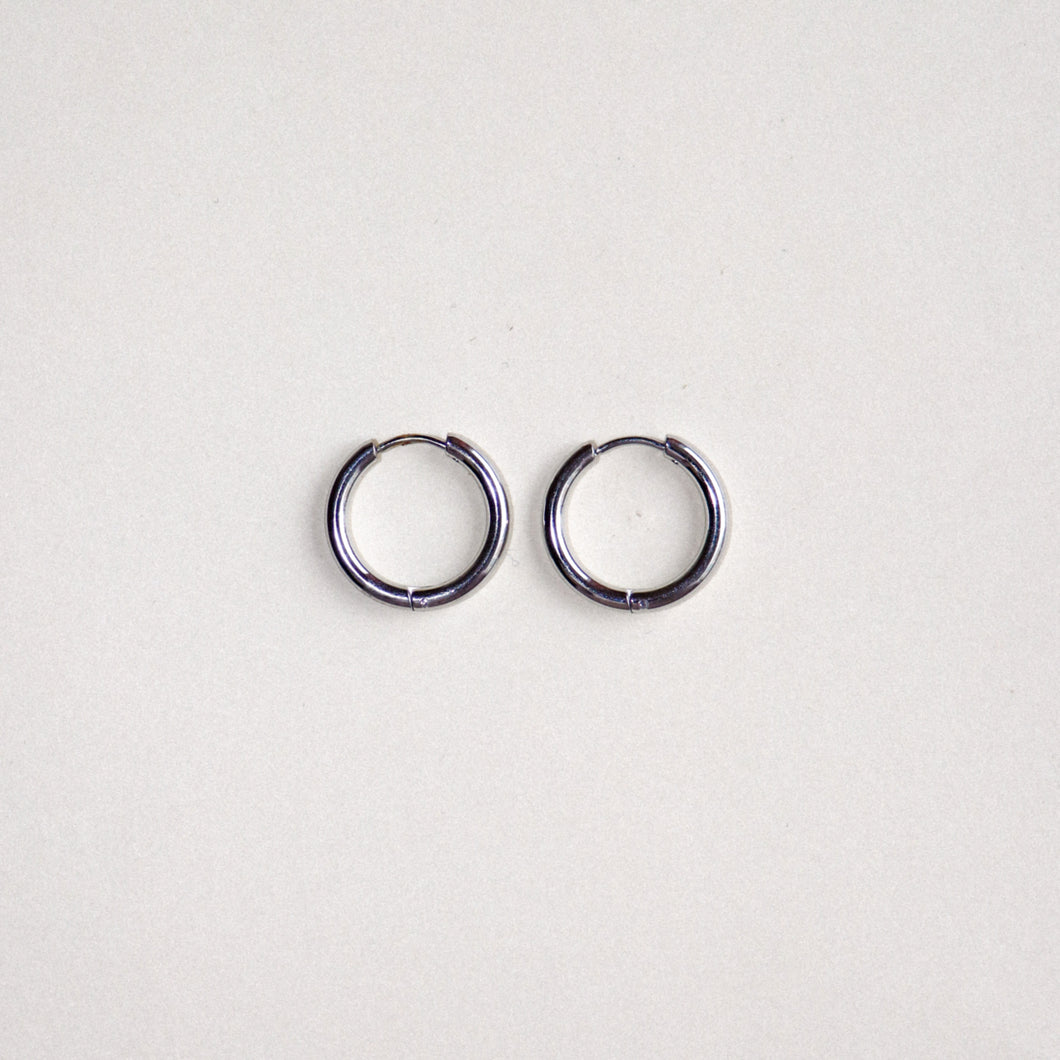 MON BAR - hoops 19mm (silver)