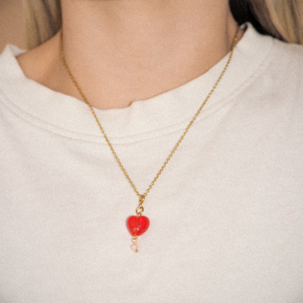 MON STUDIO - mini love necklace