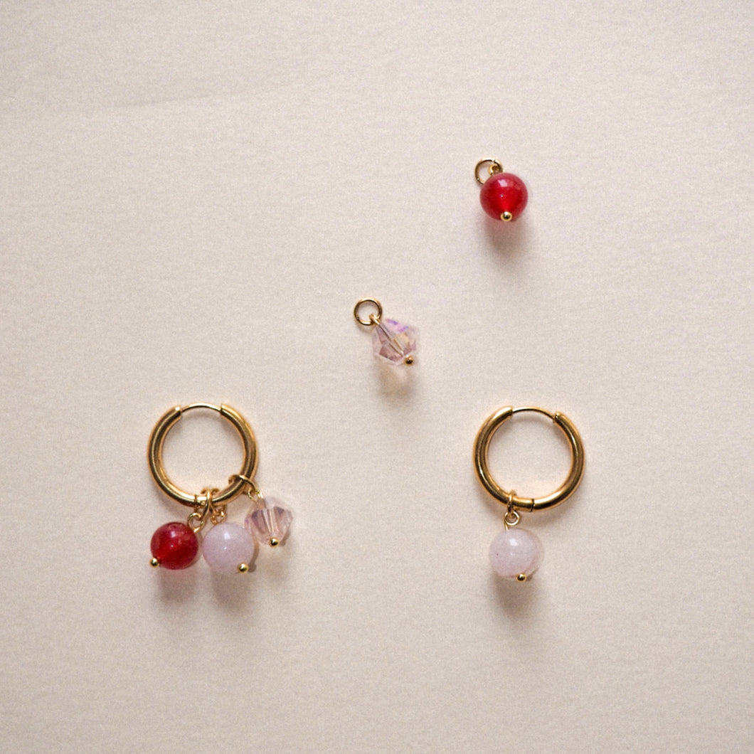 MON STUDIO 3-IN-1 rose/red (kulta)