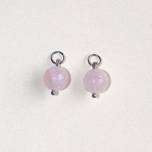 MON BAR - big rose beads (silver)