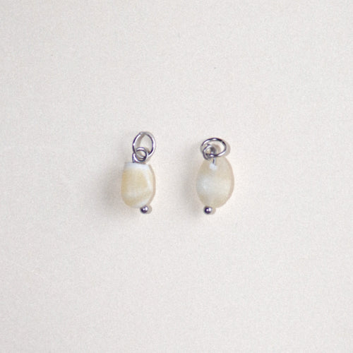 MON BAR - butter yellow beads (silver)
