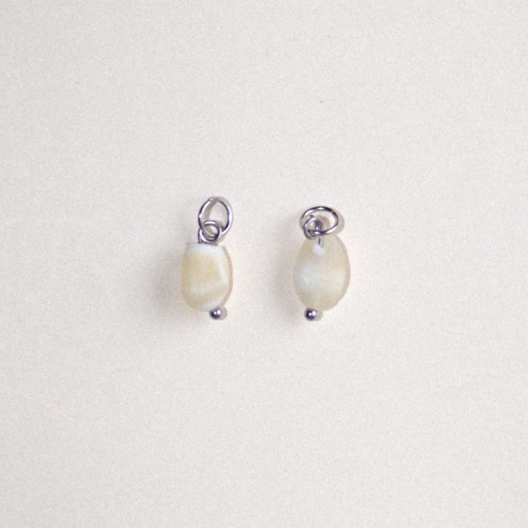 MON BAR - butter yellow beads (silver)