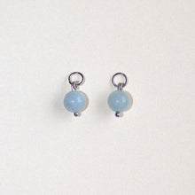 MON BAR - baby blue beads (silver)